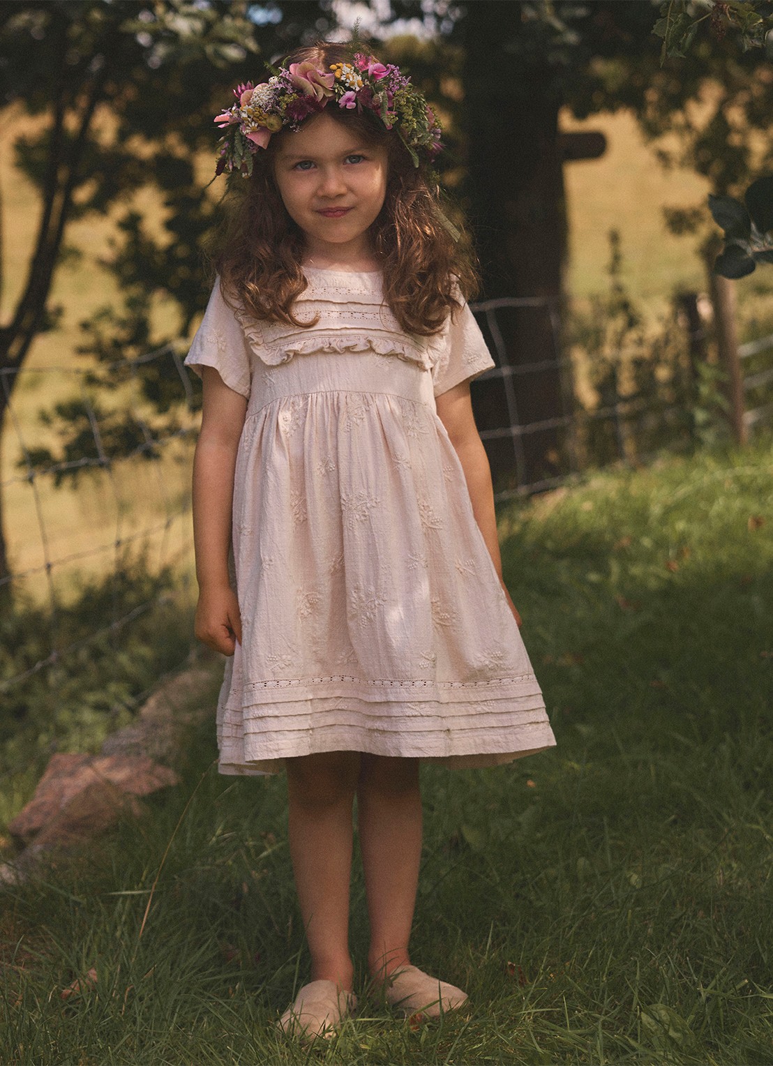Lil 'Atelier NMFFeronia tuniekjurk  - voorkant 5 creme