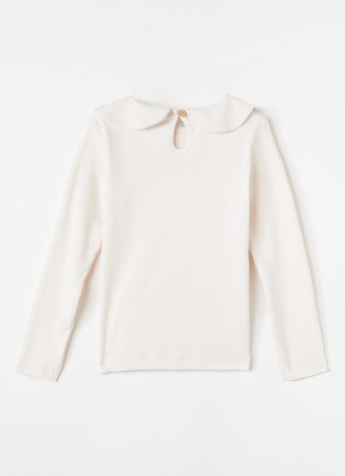 Lil 'Atelier NMFFundo top met borduring - voorkant 2 creme
