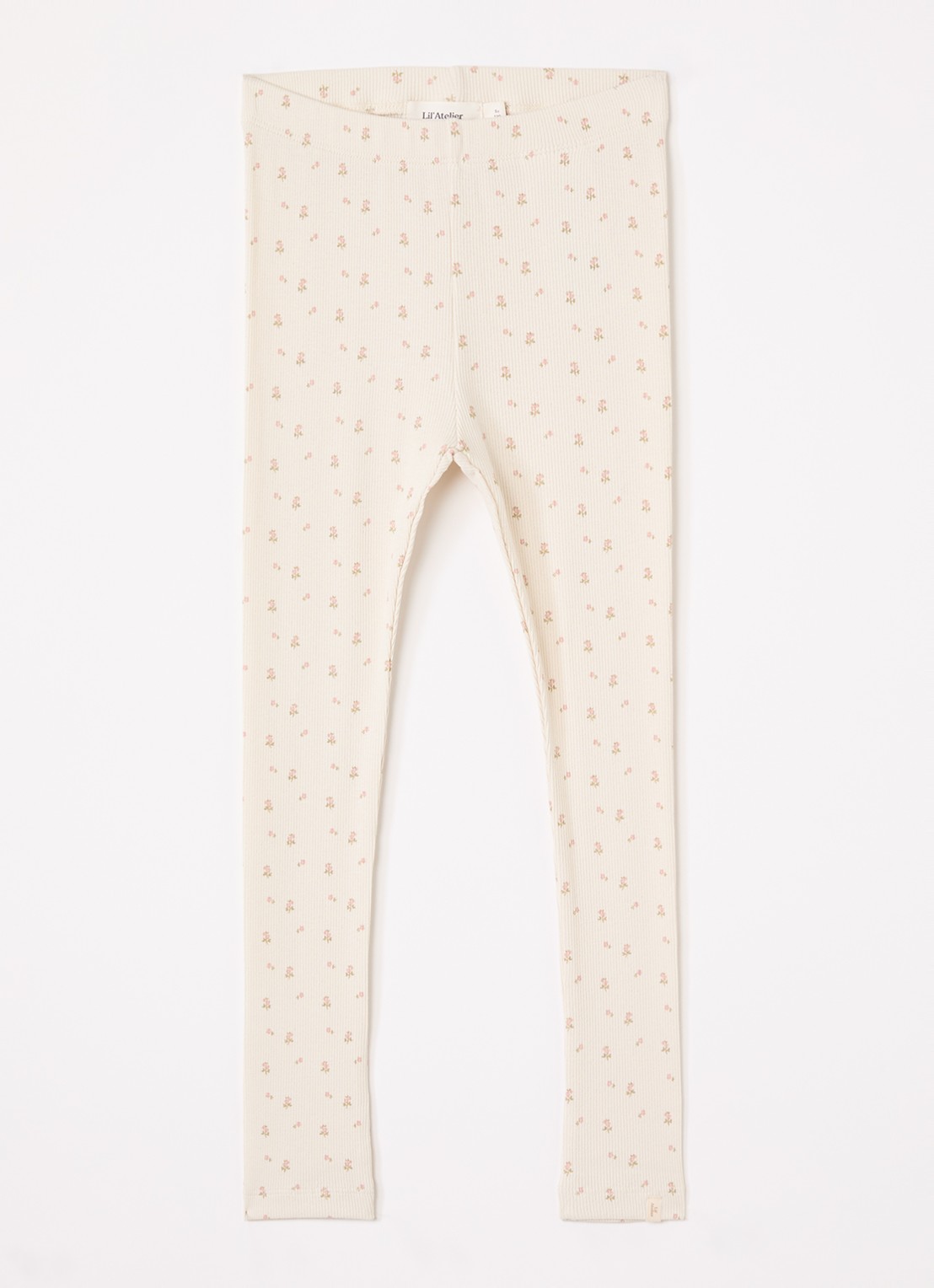 Lil 'Atelier NMFGago legging met print - voorkant 2 creme