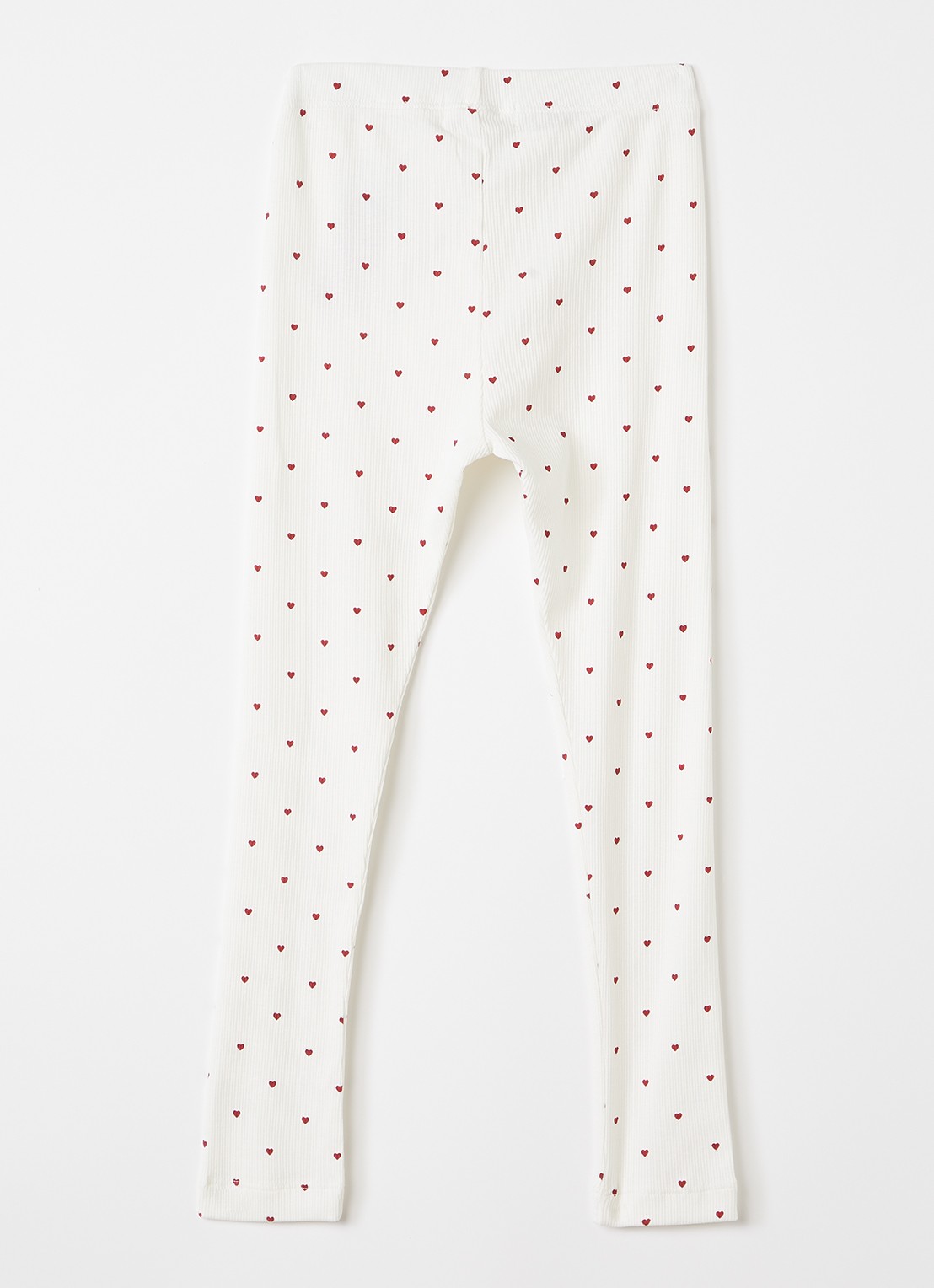 Lil 'Atelier NMFGago legging met print - voorkant 2 ivoor