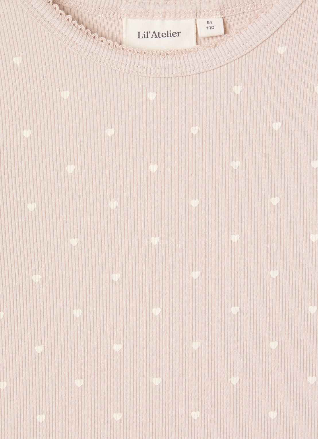 Lil 'Atelier NMFGago longsleeve met print - detail 4 taupe