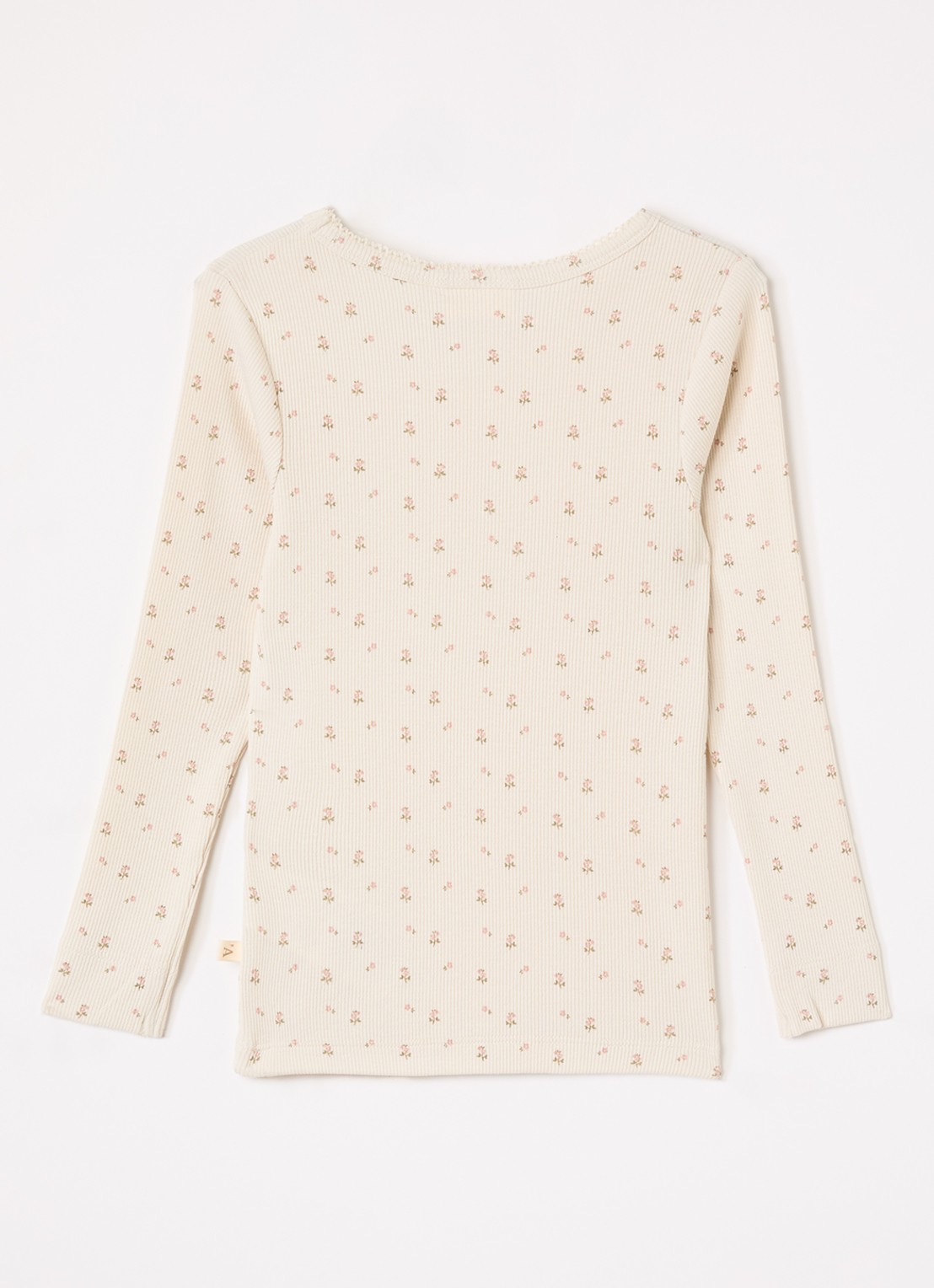 Lil 'Atelier NMFGago longsleeve met print - voorkant 3 creme