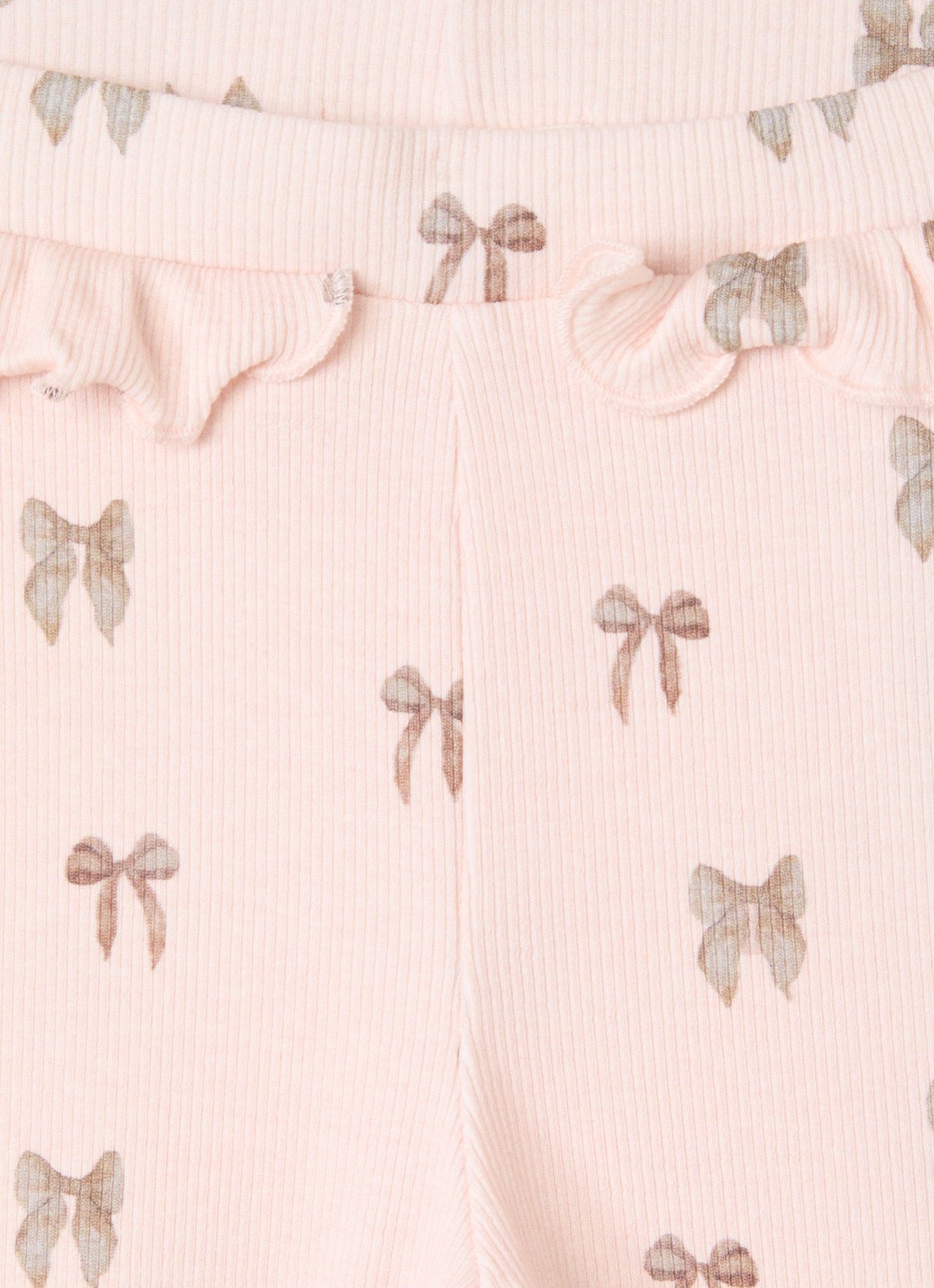 Lil 'Atelier NMFGavo legging met print - detail lichtroze