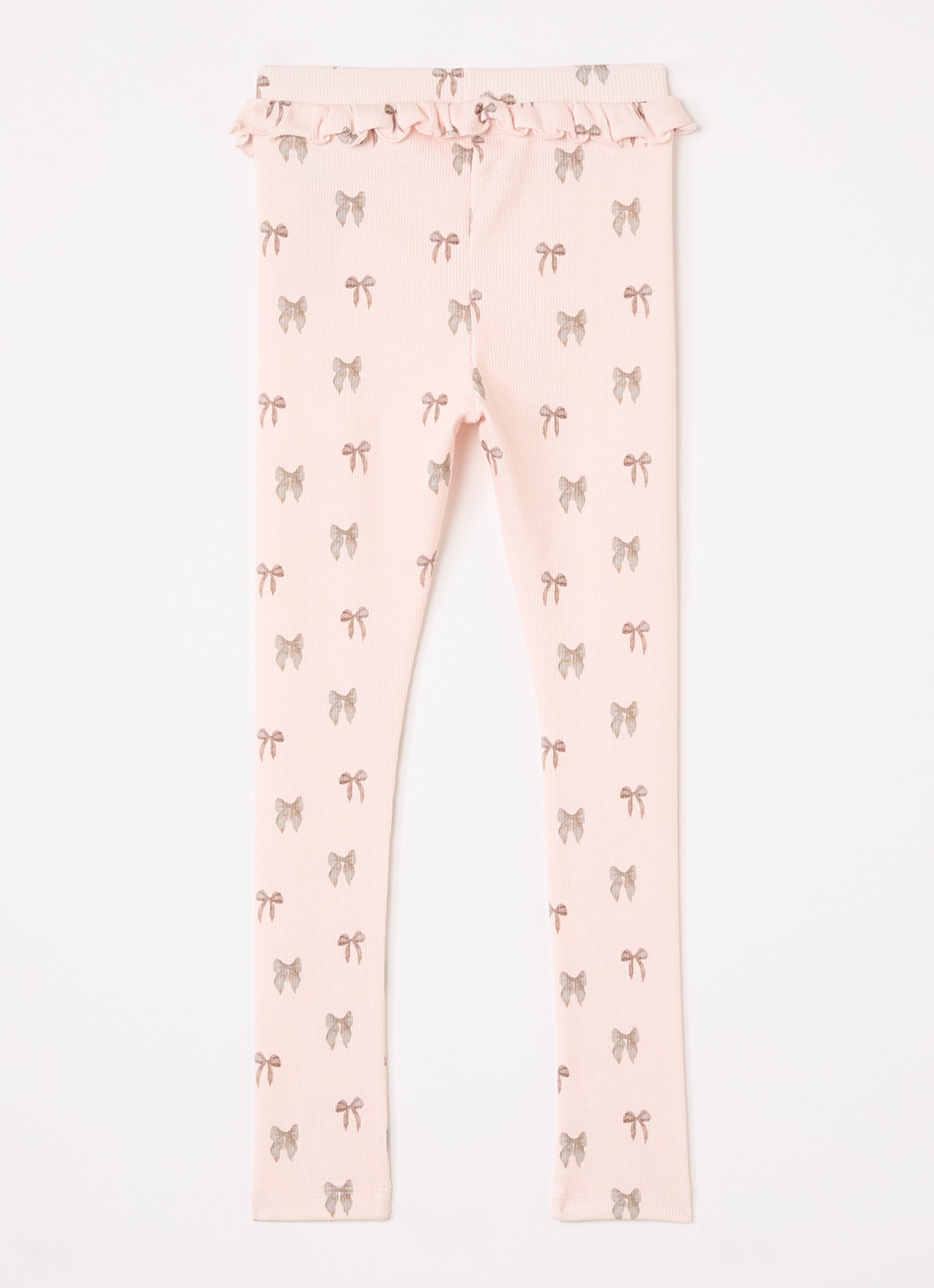 Lil 'Atelier NMFGavo legging met print - voorkant 3 lichtroze