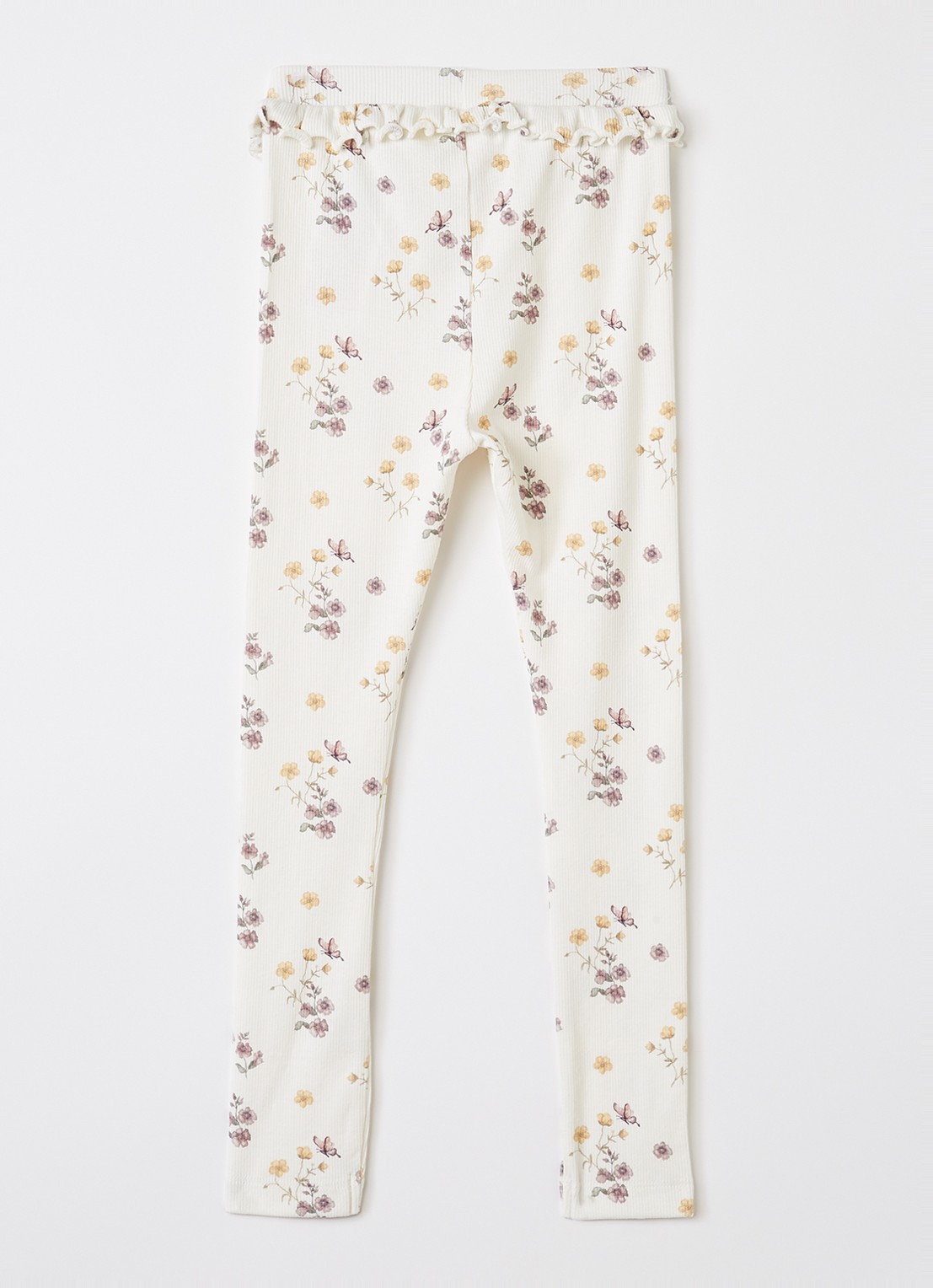 Lil 'Atelier NMFGavo legging met print - voorkant 3 ivoor