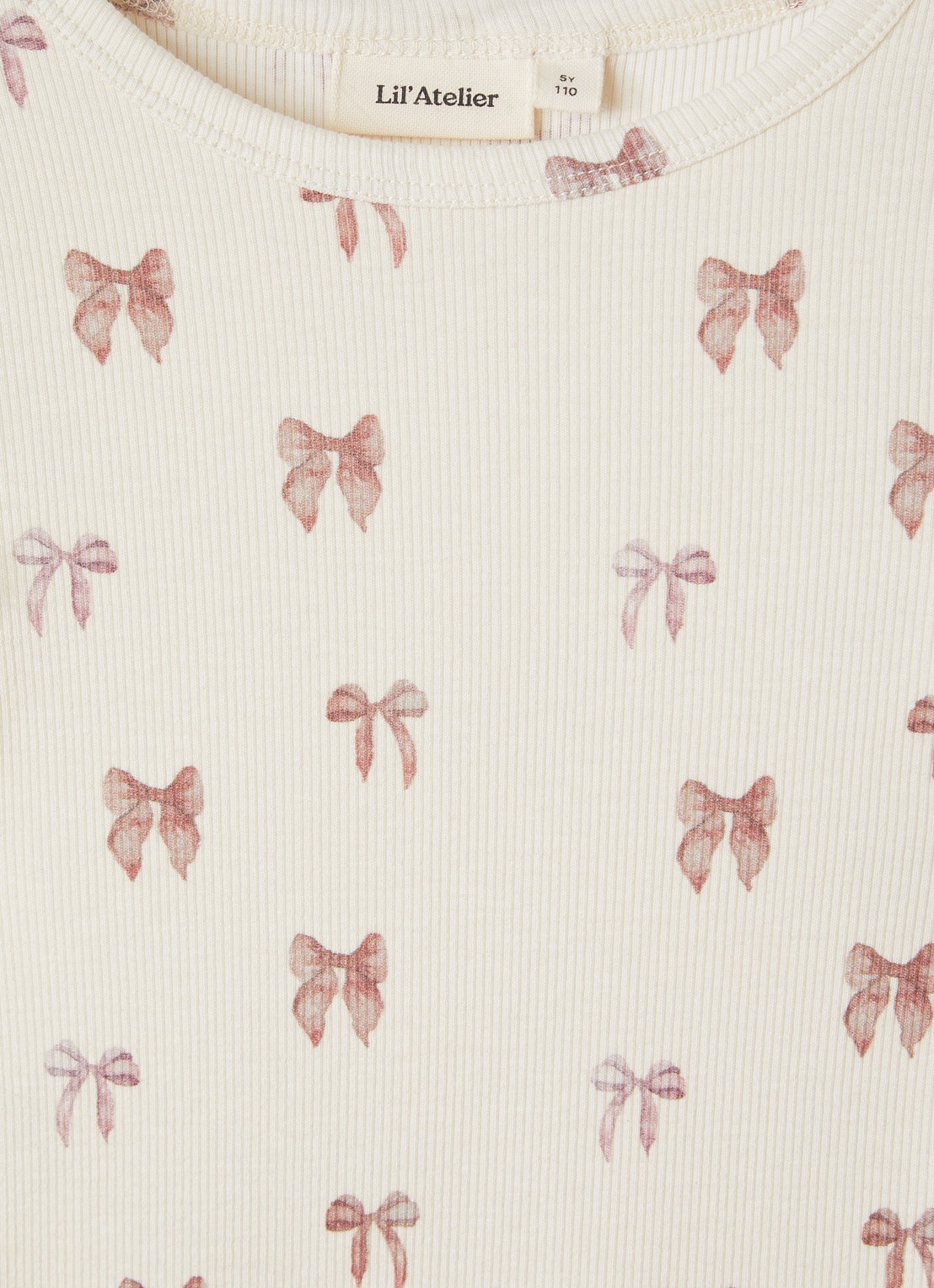 Lil 'Atelier NMFGavo longsleeve met print - detail 3 gebroken wit