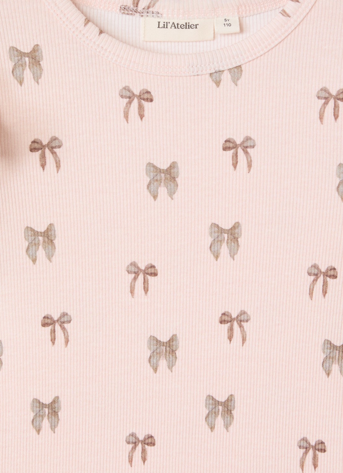 Lil 'Atelier NMFGavo longsleeve met ruches - detail 4 lichtroze