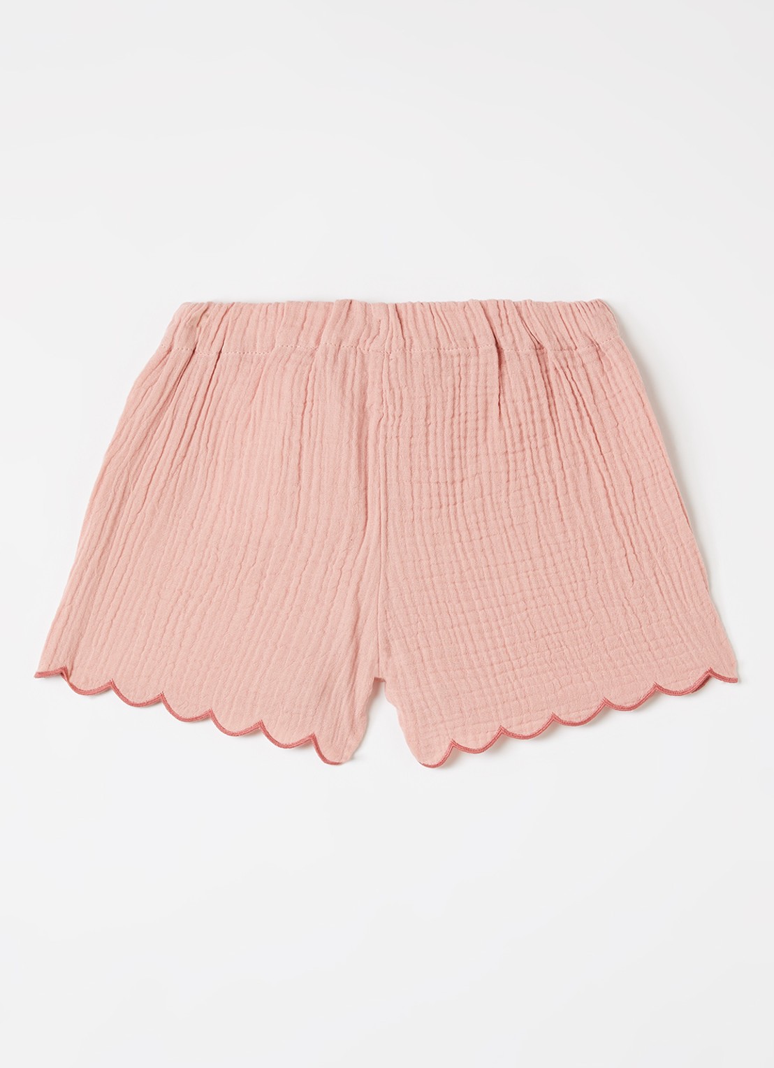 Lil 'Atelier NMFHiba loose fit korte broek - voorkant 3 zalmroze