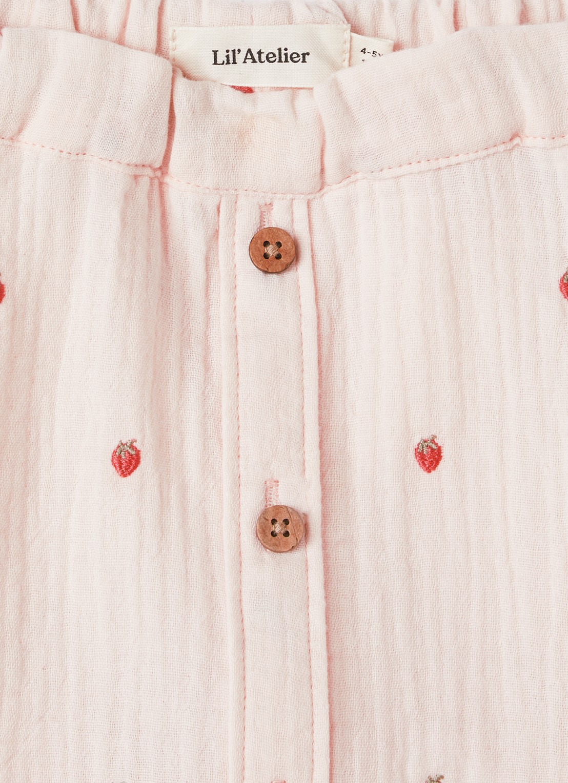 Lil 'Atelier NMFKamma rok met print - detail lichtroze