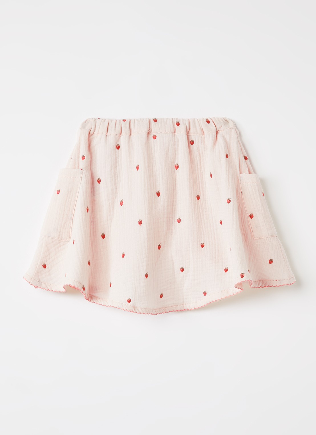 Lil 'Atelier NMFKamma rok met print - voorkant 3 lichtroze