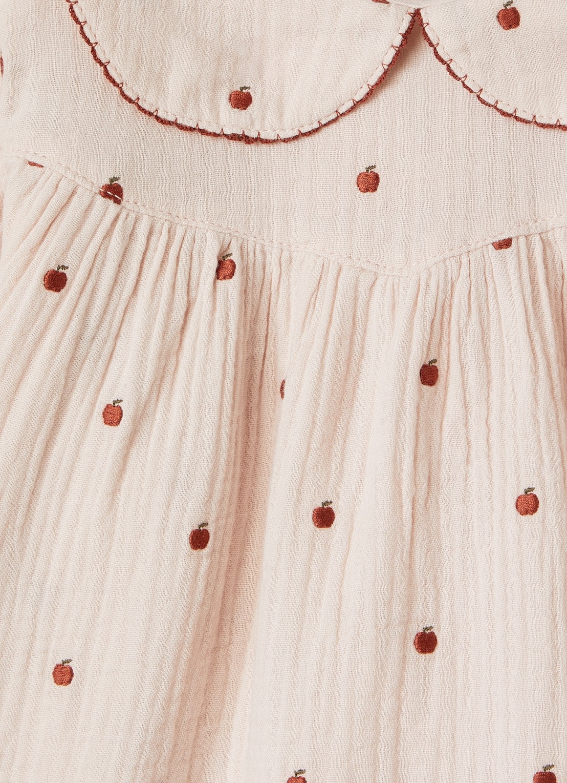 Lil 'Atelier NMFKamma top met print - detail 3 lichtroze