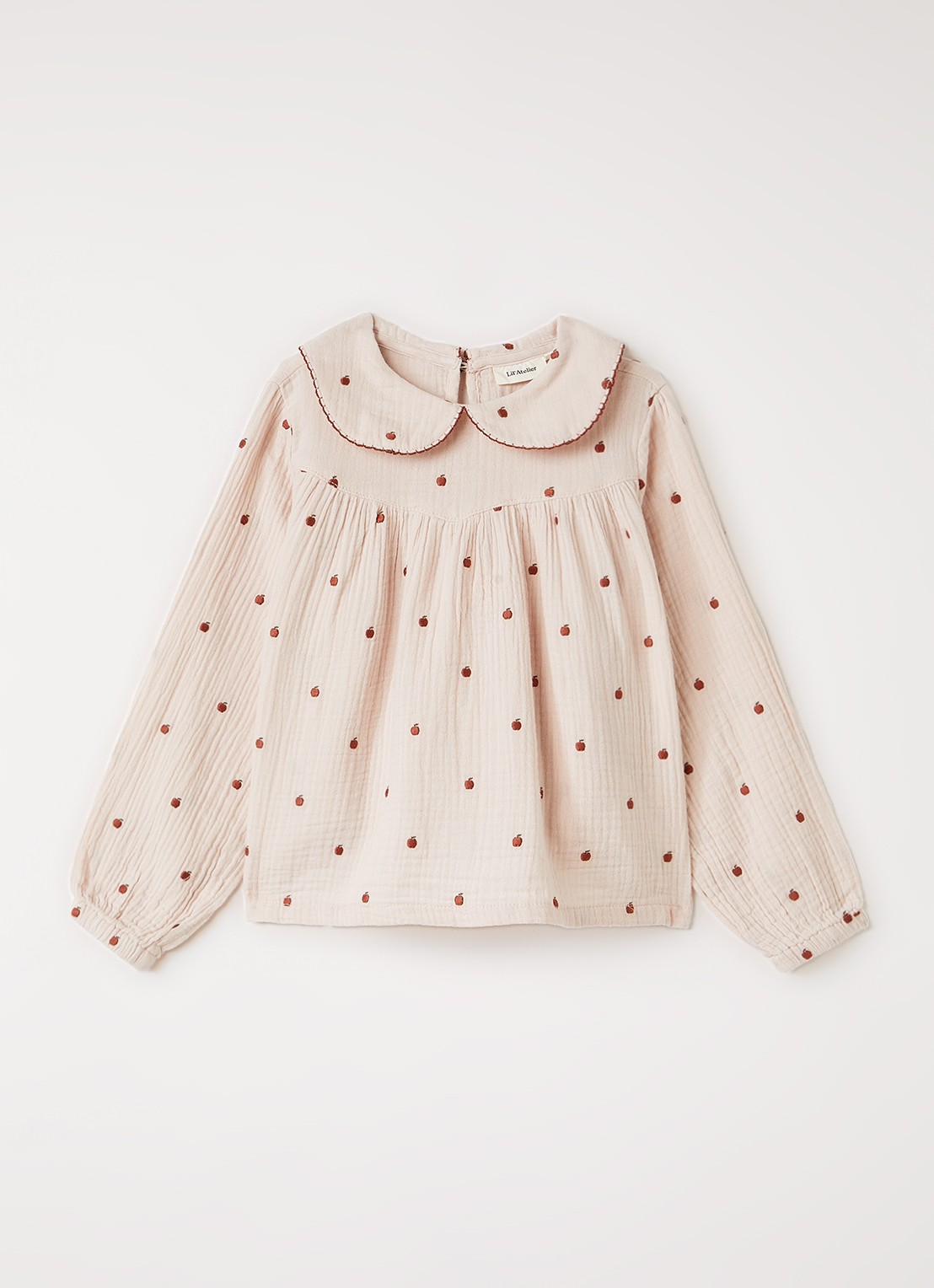 Lil 'Atelier NMFKamma top met print - voorkant lichtroze