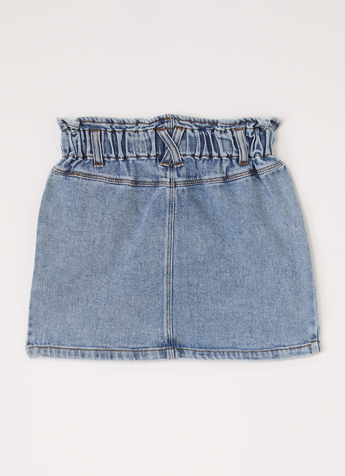 Lil 'Atelier NMFKarole mini spijkerrok  - voorkant 3 indigo