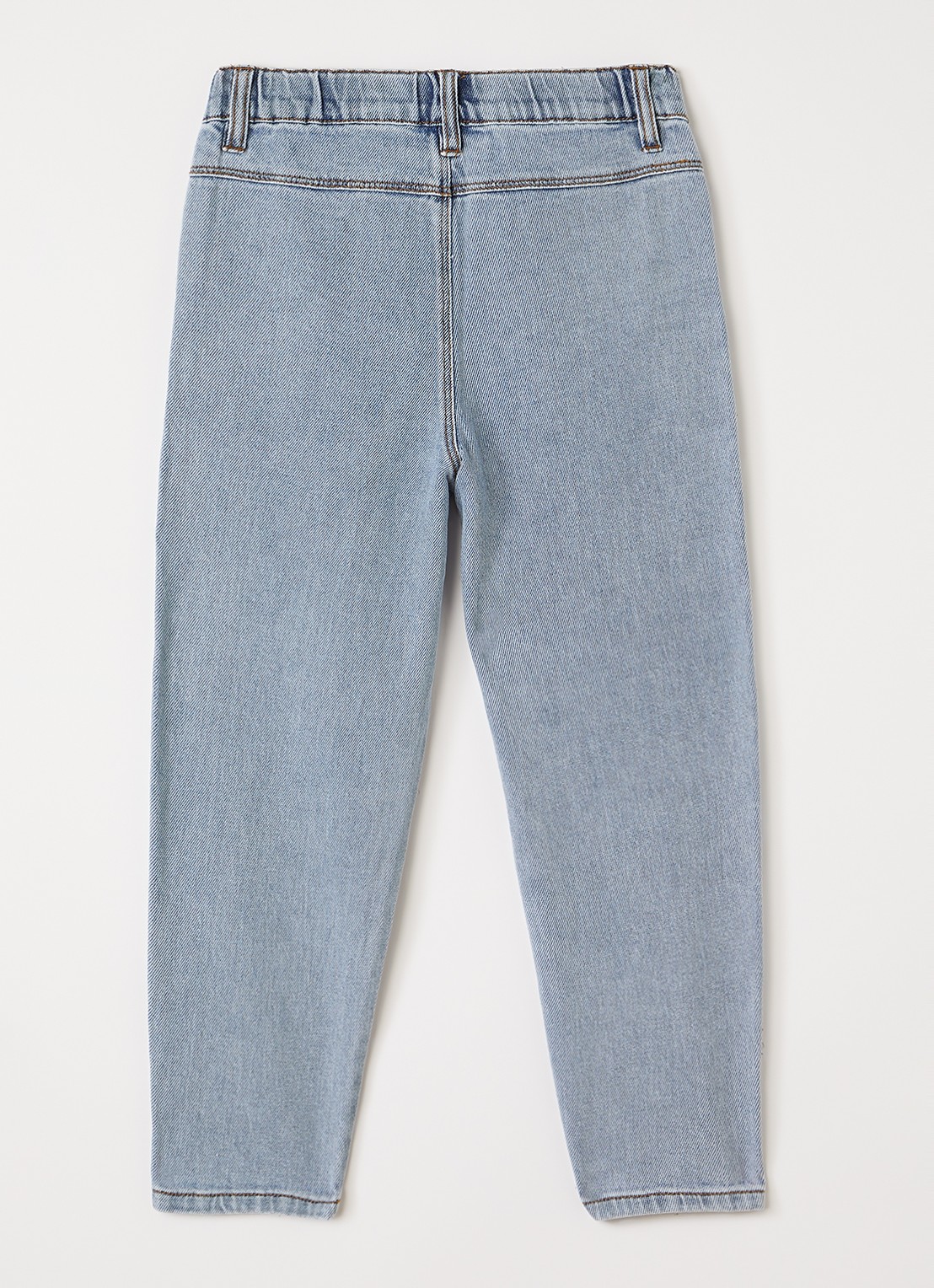 Lil 'Atelier NMFKarole straight leg jeans - voorkant 3 indigo
