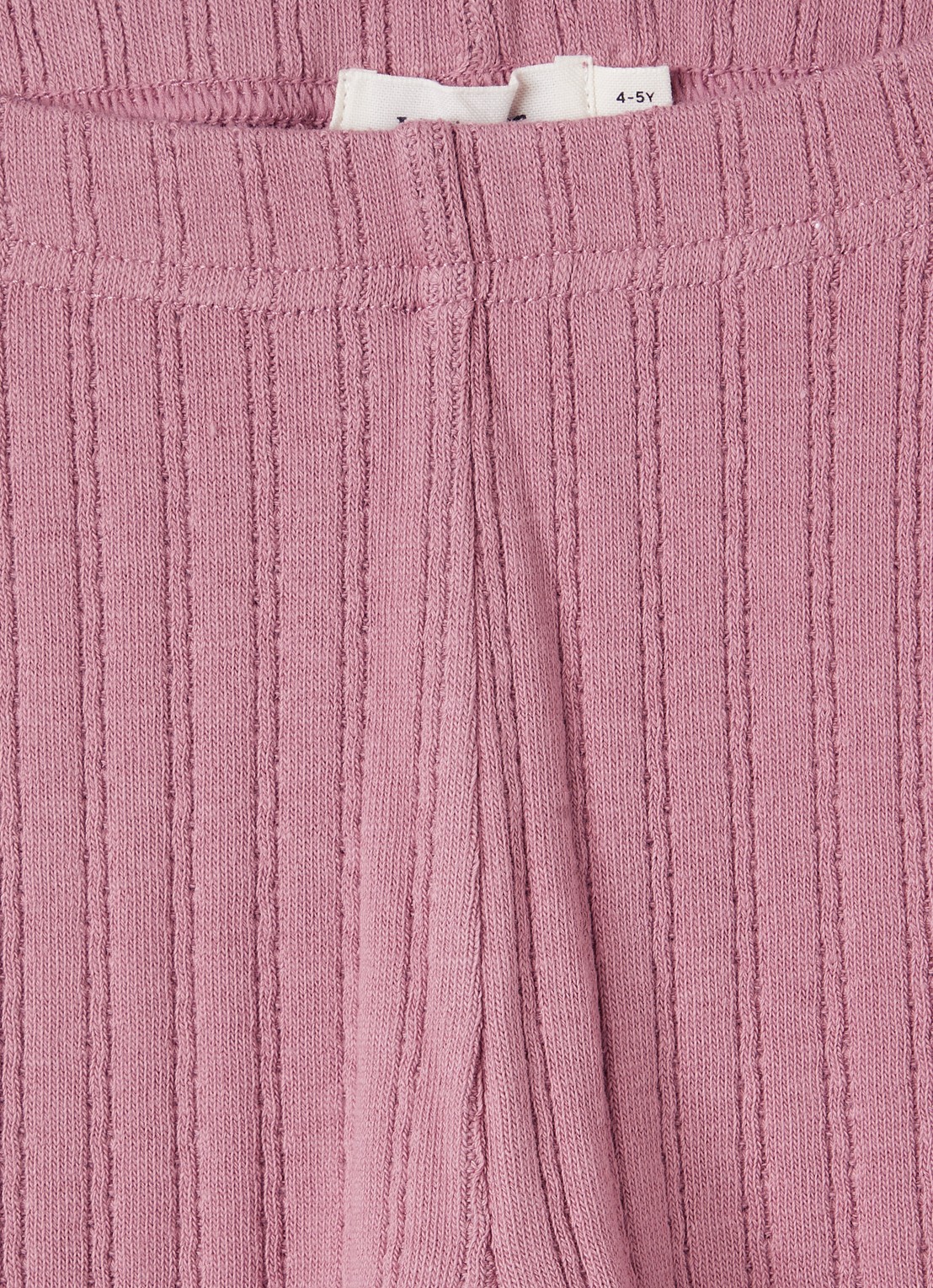 Lil 'Atelier NMFRita flared fit legging met ribstructuur - detail 3 oudroze