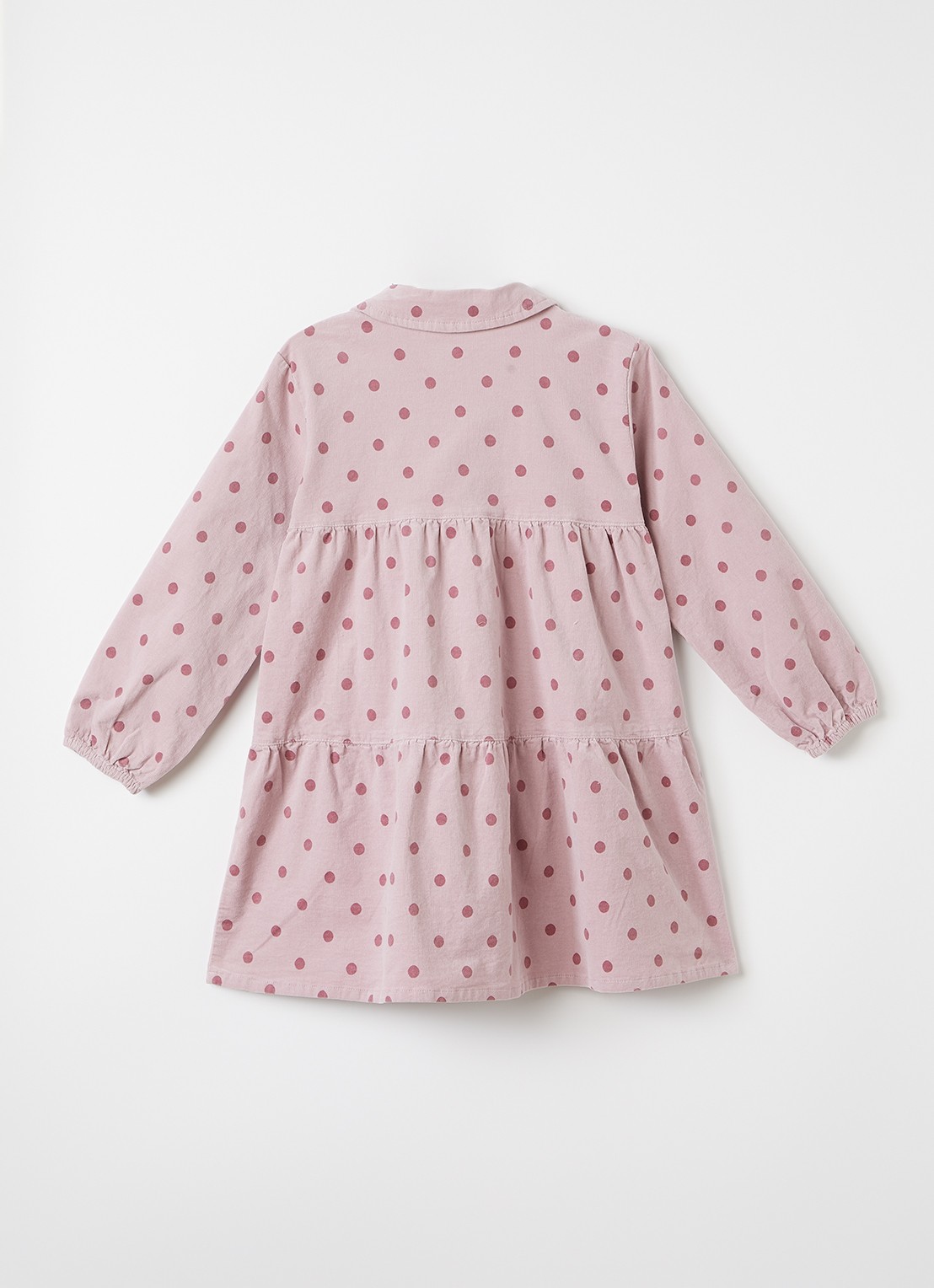 Lil 'Atelier NMFSomba blousejurk met stippenprint - voorkant 2 roze