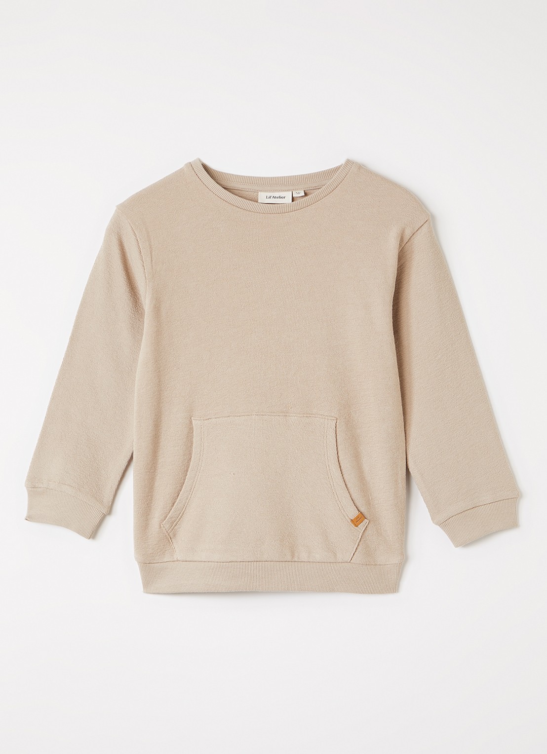 Lil 'Atelier NMMDias grofgebreide trui - voorkant beige