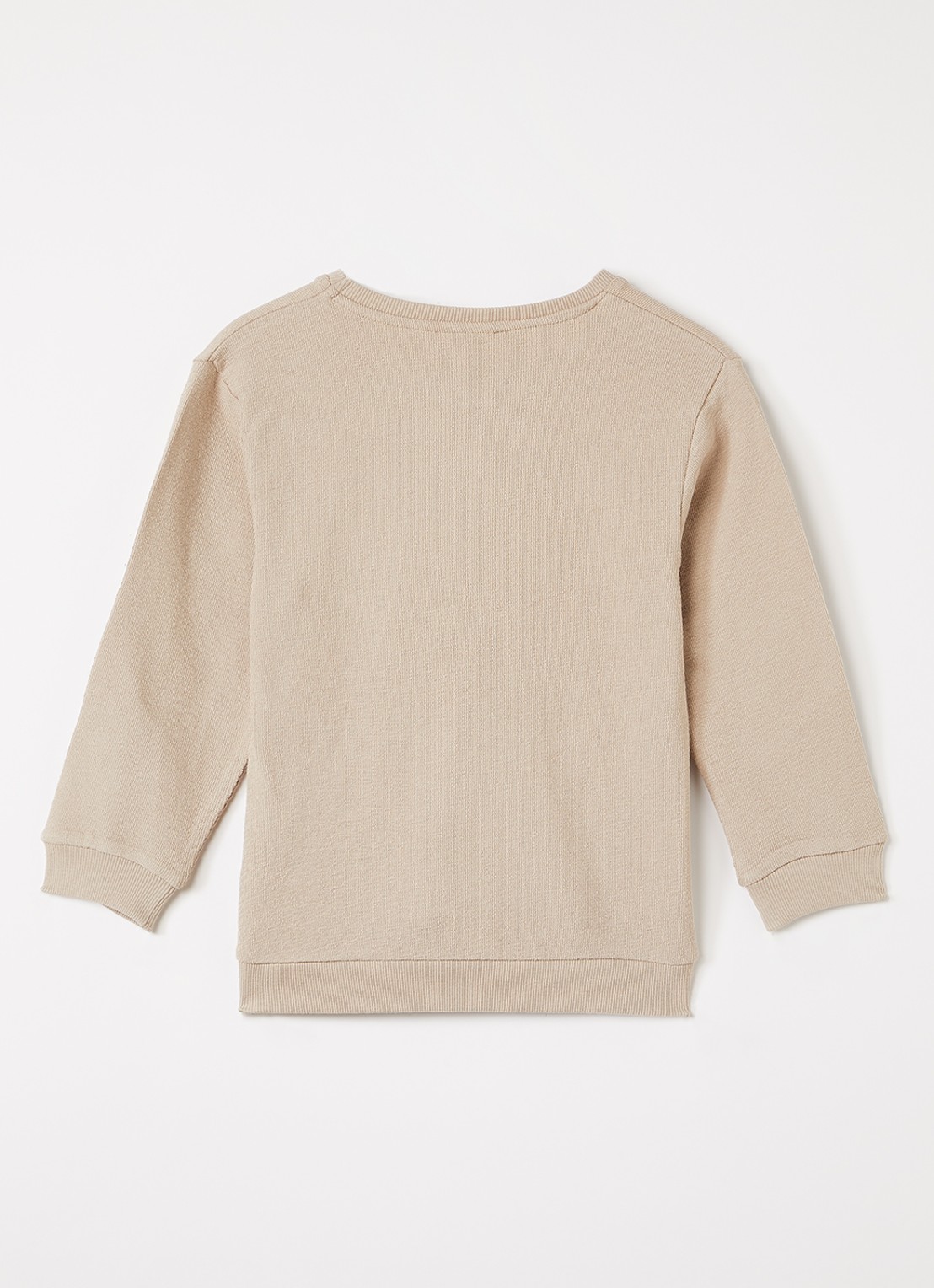 Lil 'Atelier NMMDias grofgebreide trui - voorkant 2 beige