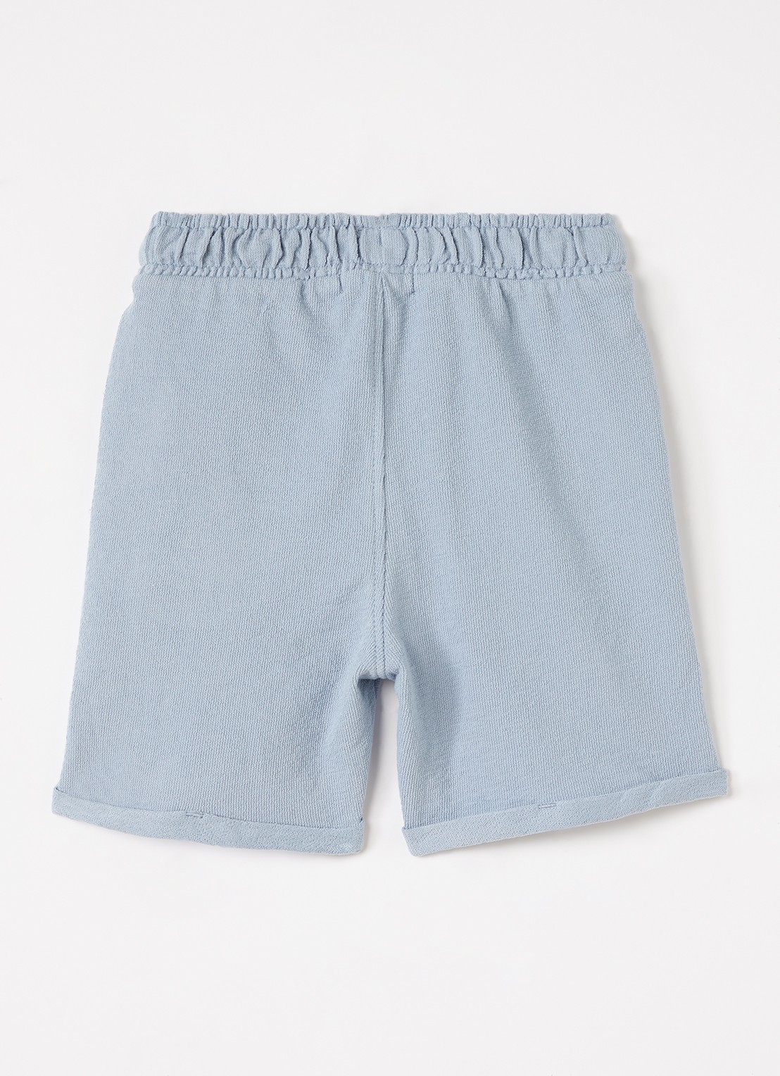 Lil 'Atelier NMMDias loose fit korte broek - voorkant 3 staalblauw