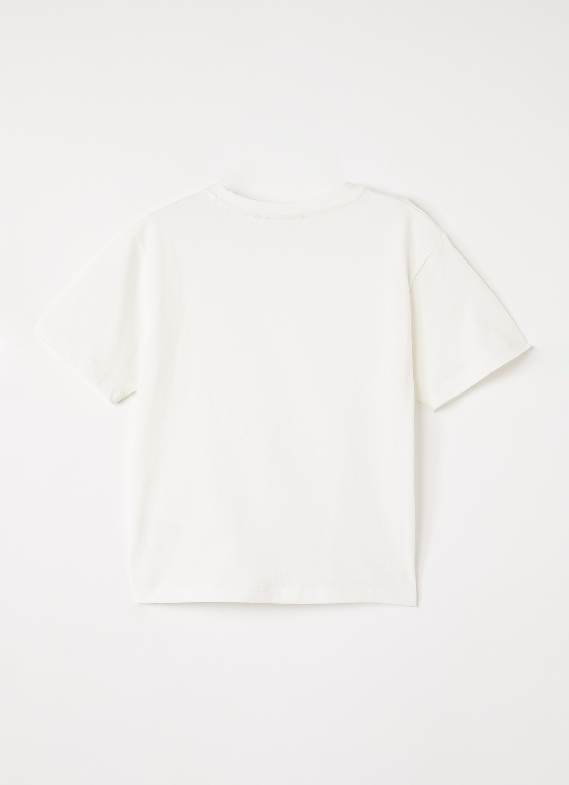 Lil 'Atelier NMMDolan T-shirt met borstzak - voorkant 2 gebroken wit