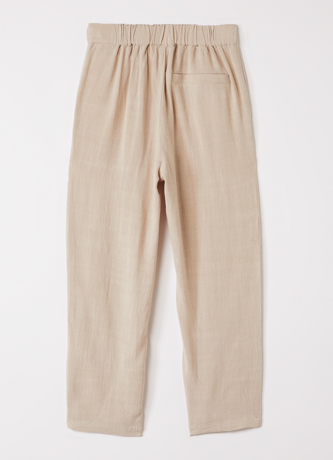 Lil 'Atelier NMMFreddie straight fit pantalon - voorkant 2 beige
