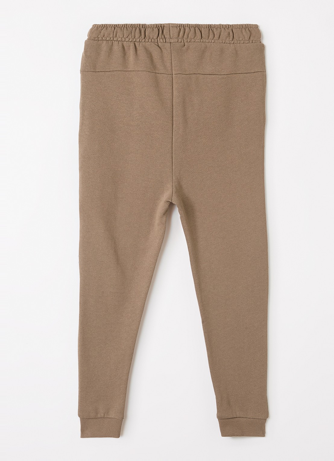 Lil 'Atelier NMMJobo Lio tapered fit joggingbroek met trekkoord - voorkant 2 lichtbruin