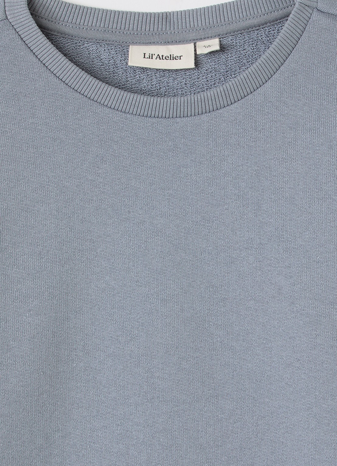 Lil 'Atelier NMMJobo sweater met ronde hals - detail 3 grijs