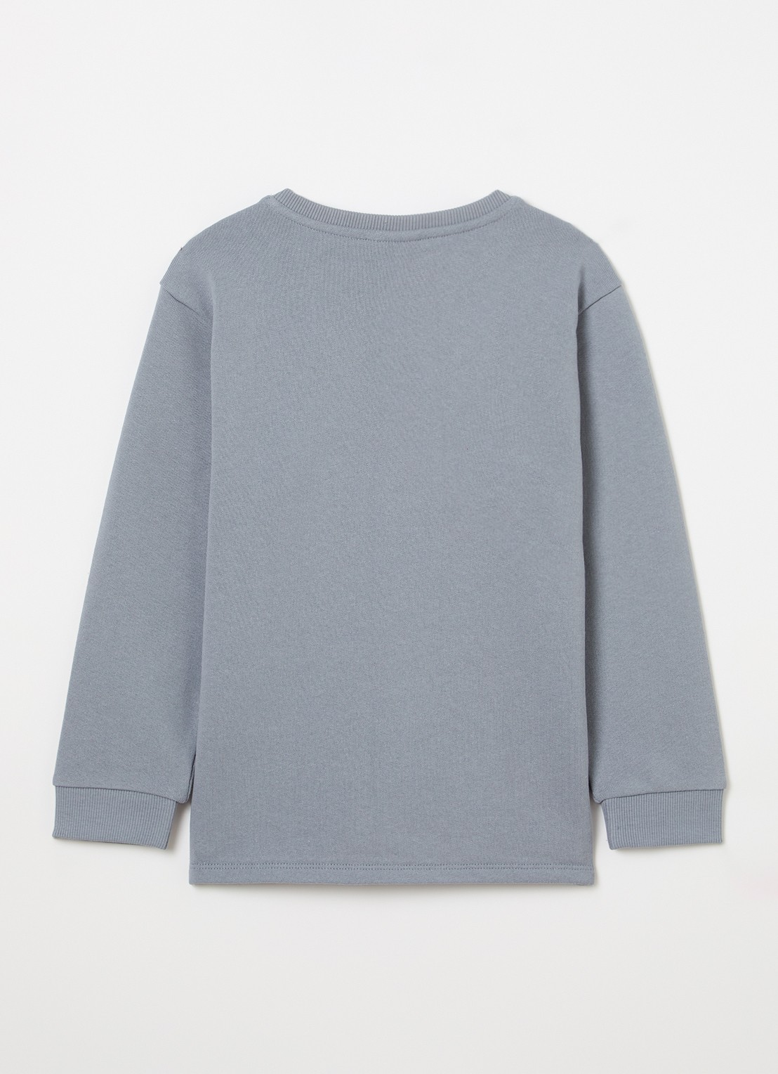 Lil 'Atelier NMMJobo sweater met ronde hals - voorkant 2 grijs