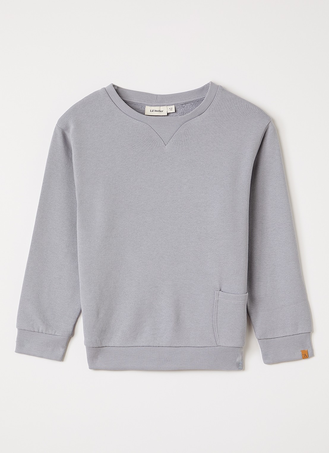 Lil 'Atelier NMMJobo sweater - voorkant 2 grijs