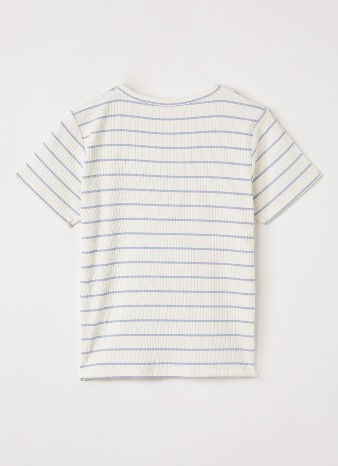 Lil 'Atelier NMMKail T-shirt met streepprint - achterkant 3 ivoor