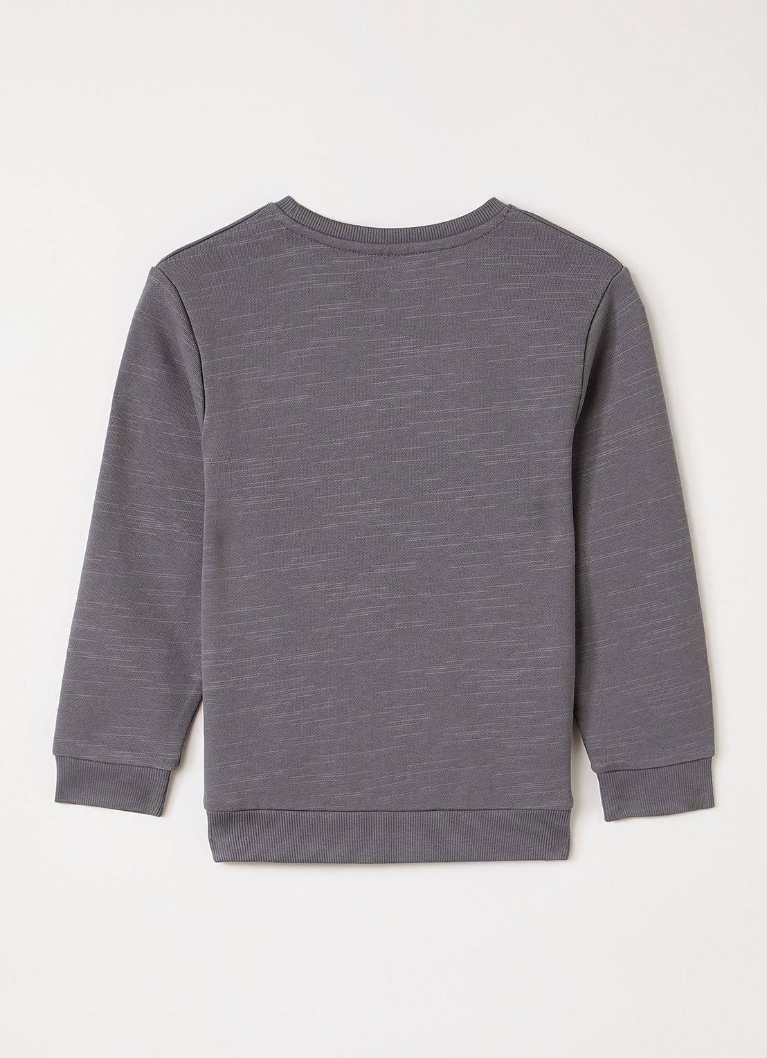 Lil 'Atelier NMMKavens sweater  - voorkant 2 donkergrijs