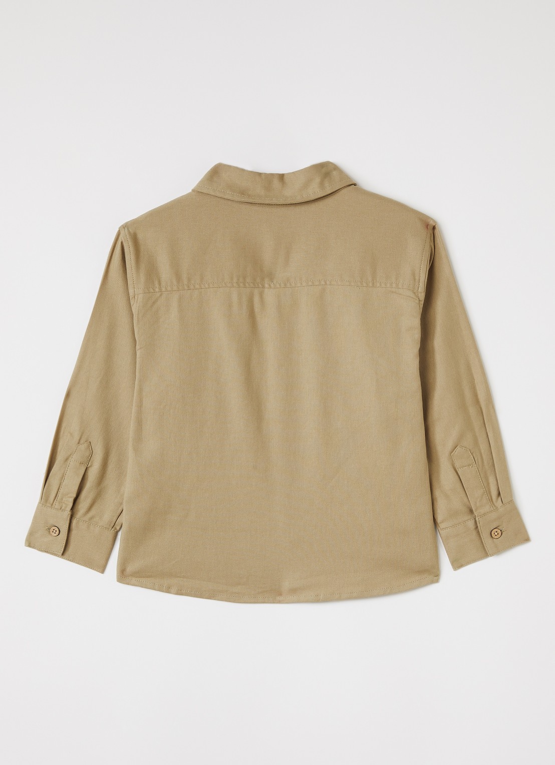 Lil 'Atelier NMMKoa overhemd met borstzakken - voorkant 2 khaki