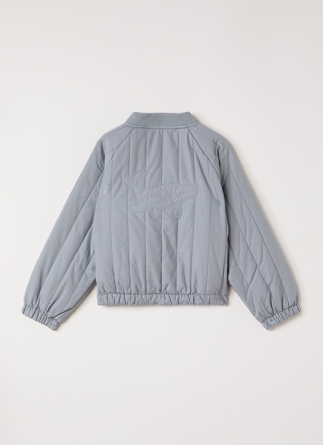 Lil 'Atelier NMMLio bomberjack - achterkant blauwgrijs