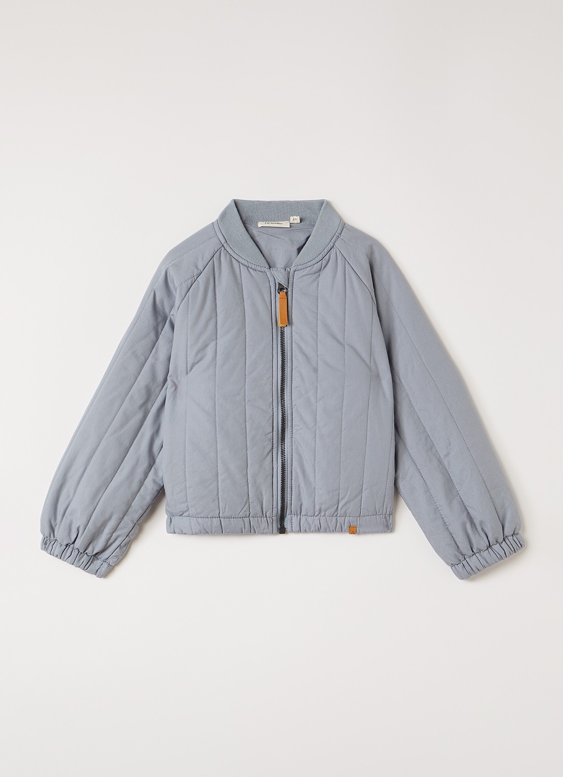 Lil 'Atelier NMMLio bomberjack - voorkant 2 blauwgrijs