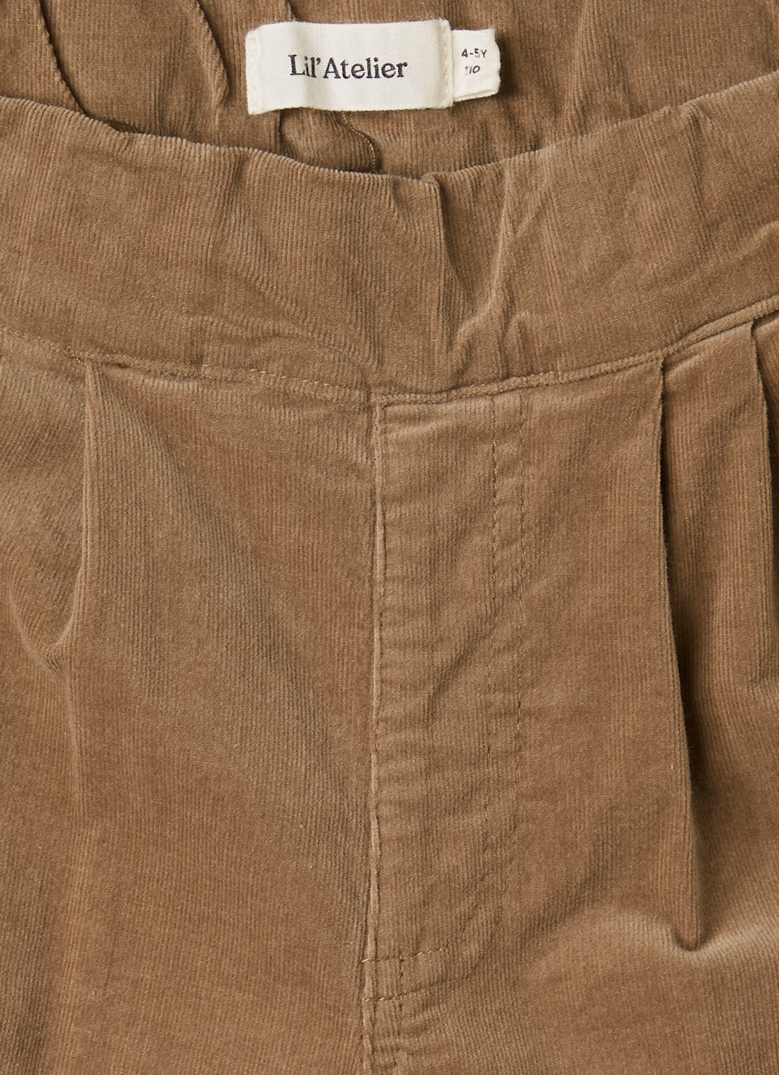 Lil 'Atelier NMMSomba straight fit broek - detail zand