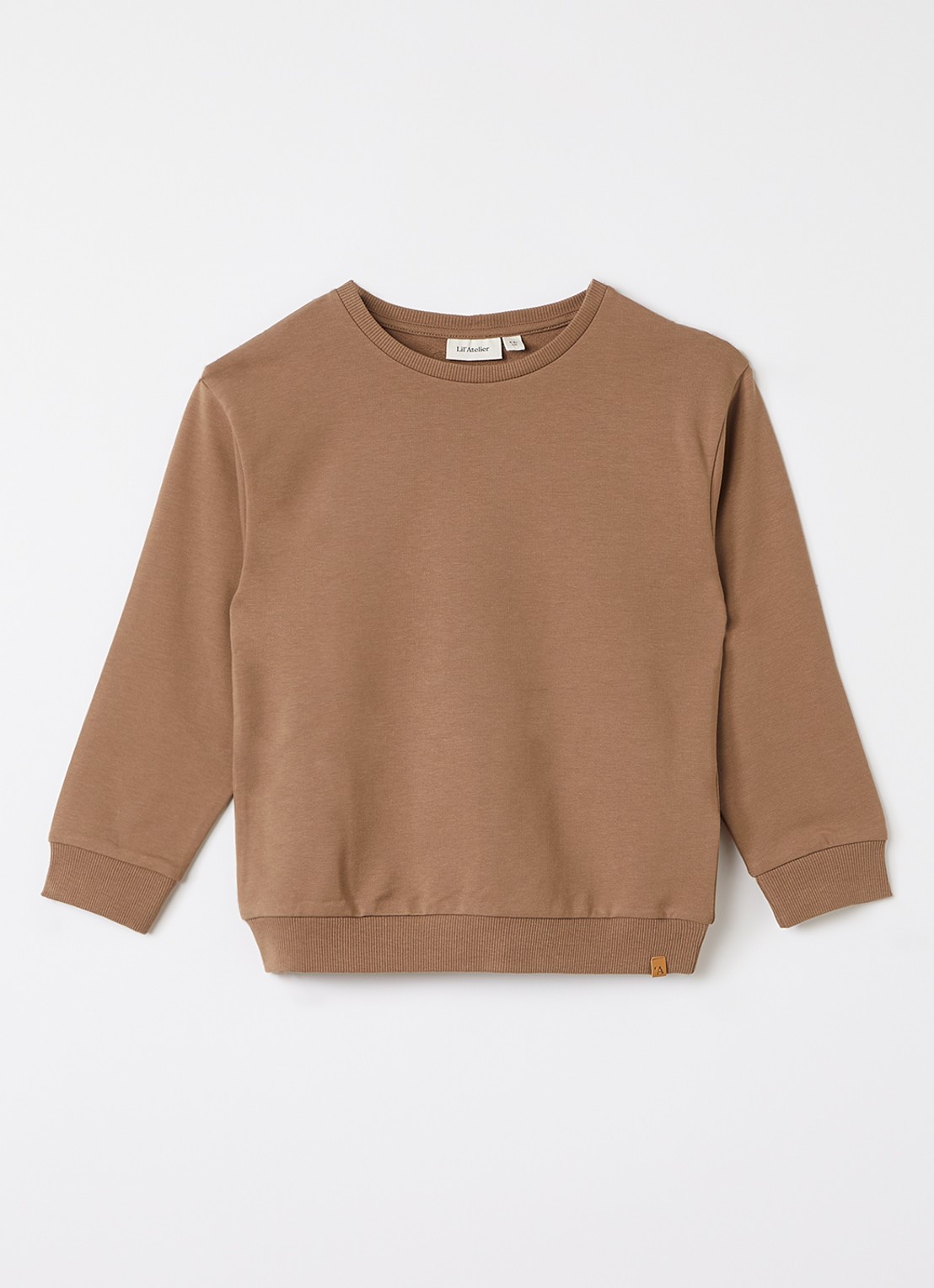 Lil 'Atelier NMNOmas sweater - voorkant hazelnootbruin
