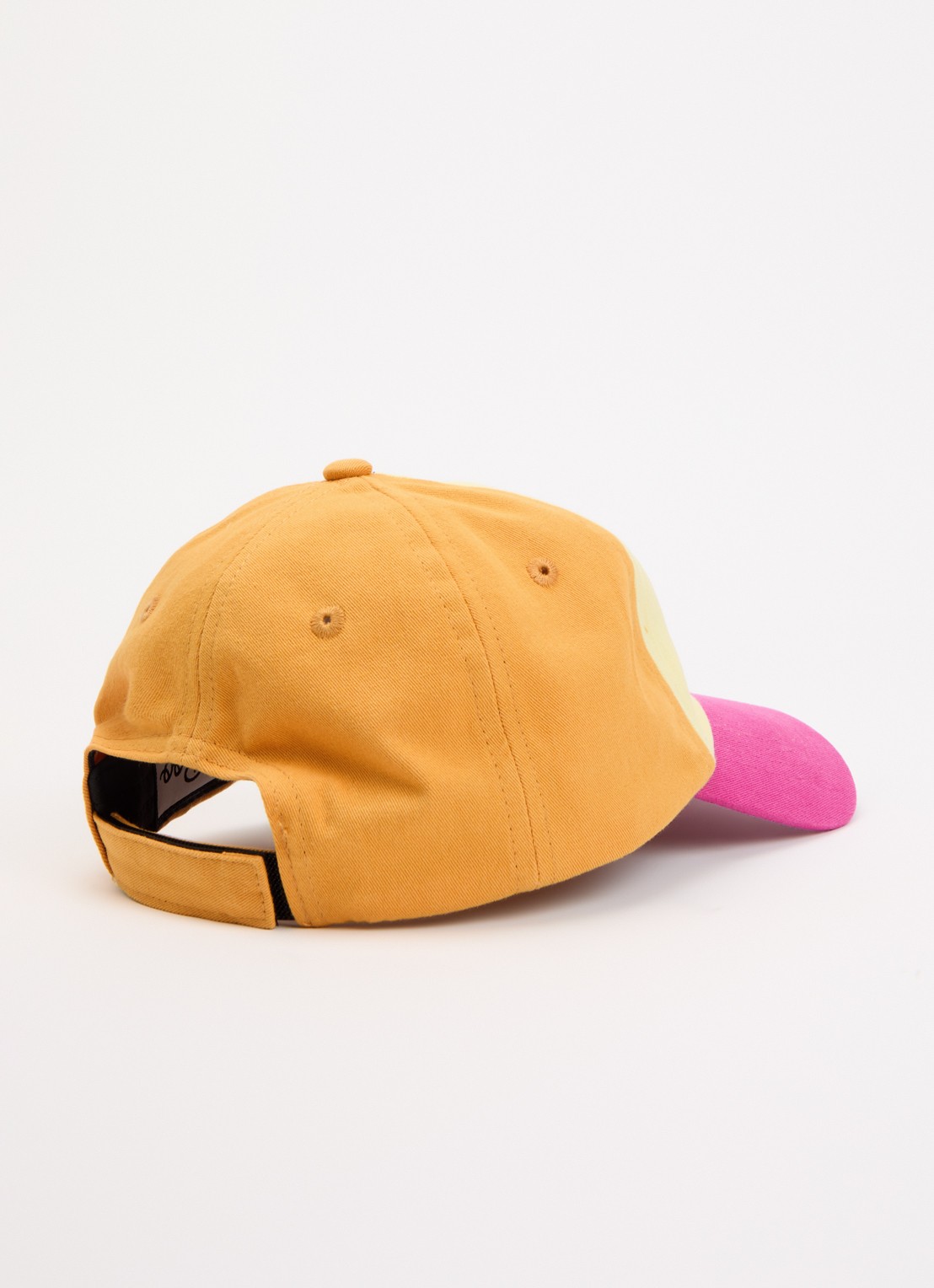 Lil' Boo Block Sorbet Dad pet met logo - detail geel