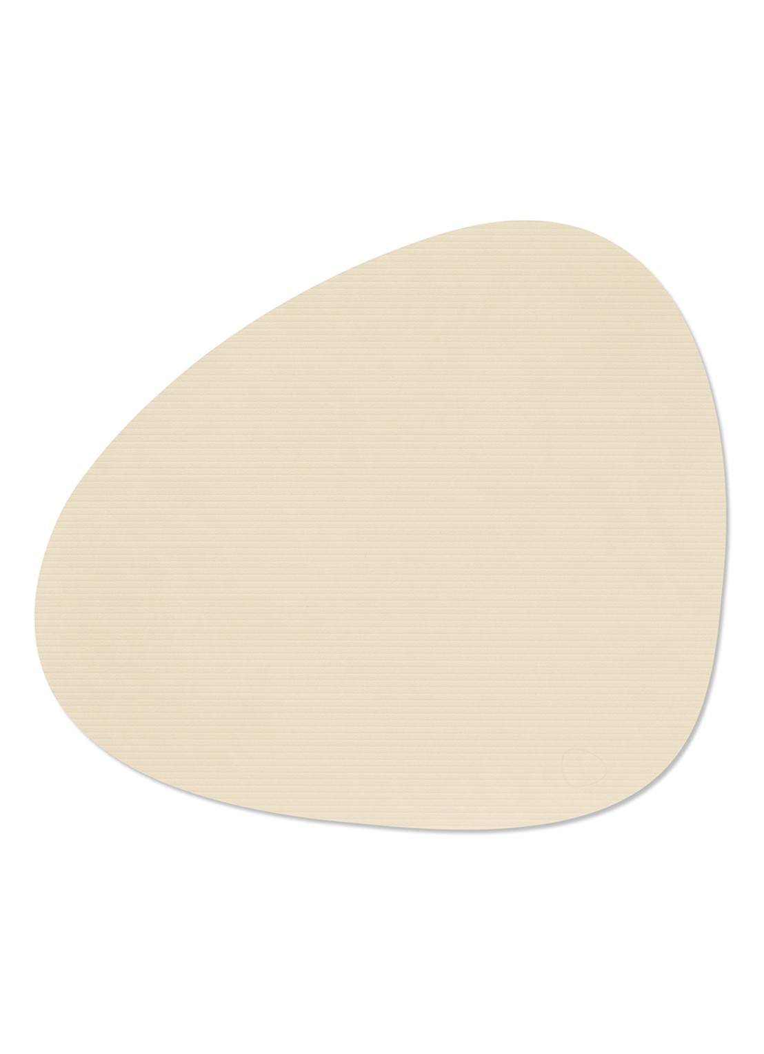 LIND DNA Corduroy placemat 37 x 44 cm - voorkant vanillegeel