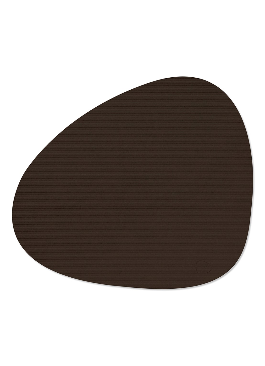 LIND DNA Corduroy placemat 37 x 44 cm - voorkant 3 hazelnootbruin