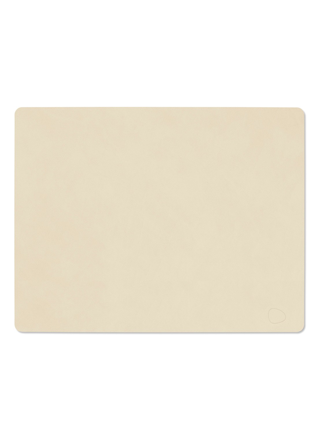 LIND DNA Nupo placemat 35 x 45 cm - voorkant vanillegeel