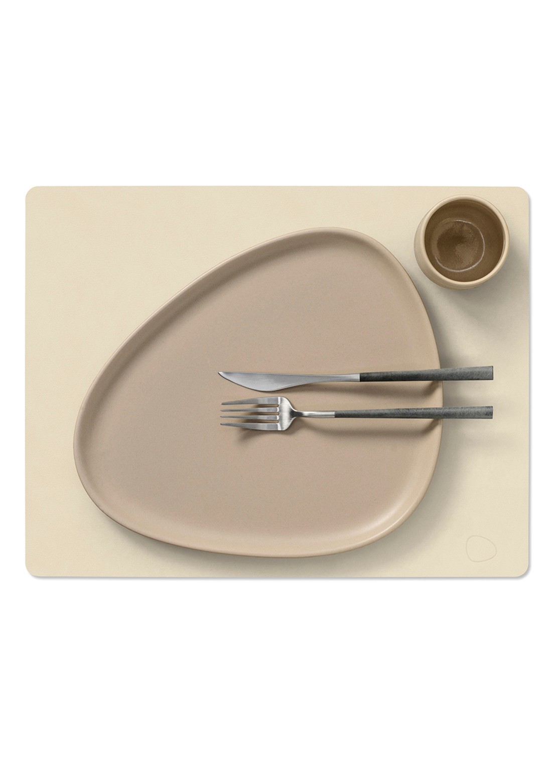 LIND DNA Nupo placemat 35 x 45 cm - voorkant 2 vanillegeel