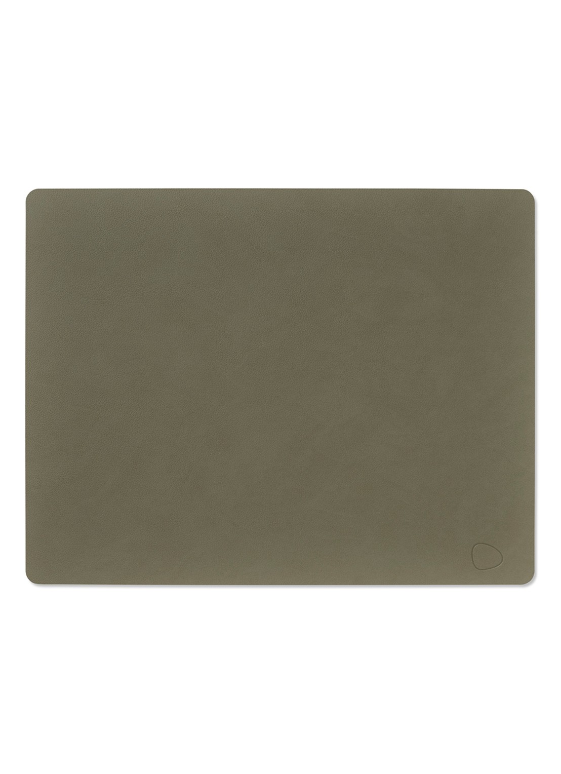 LIND DNA Nupo placemat 35 x 45 cm - voorkant 2 legergroen
