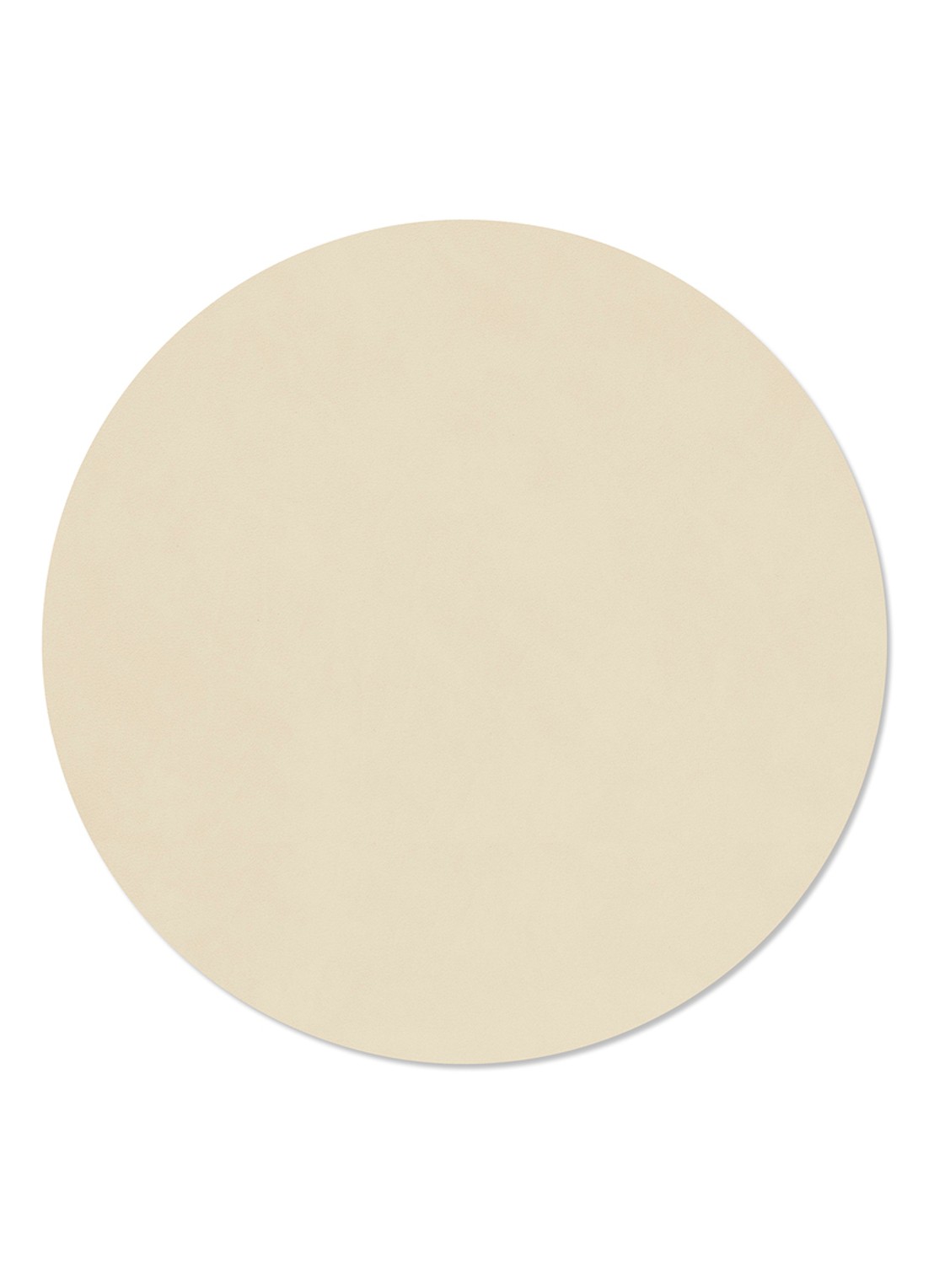 LIND DNA Nupo placemat 40 cm - voorkant 2 vanillegeel