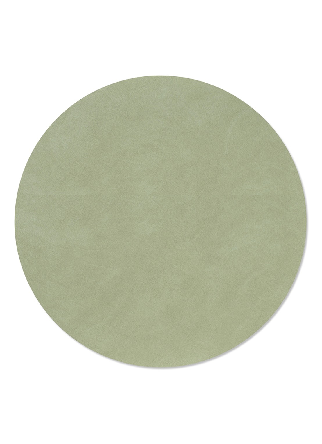 LIND DNA Nupo placemat 40 cm - voorkant 2 olijfgroen