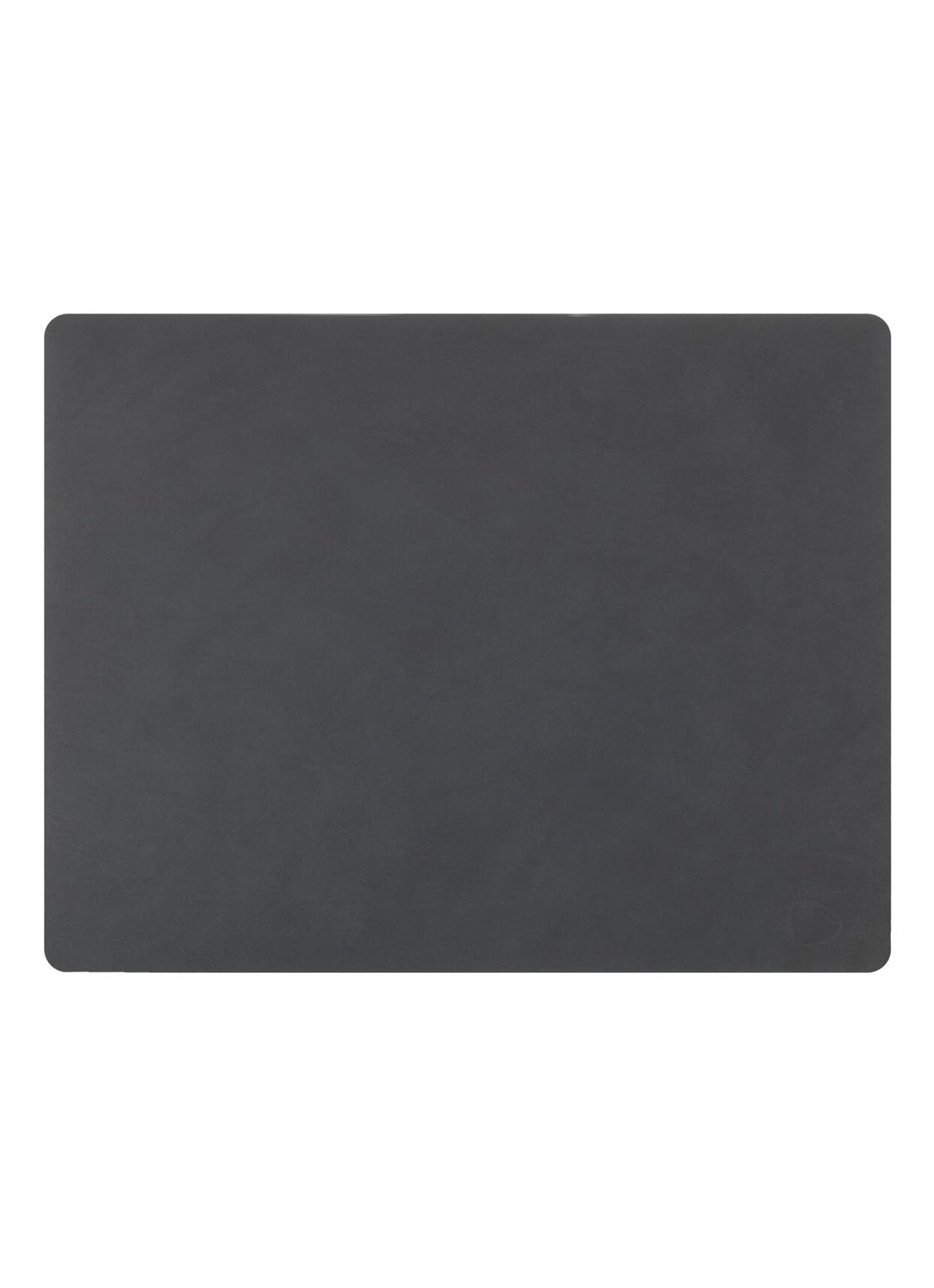 LIND DNA Table Mat placemat van leer 35 x 45 cm - voorkant 3 antraciet