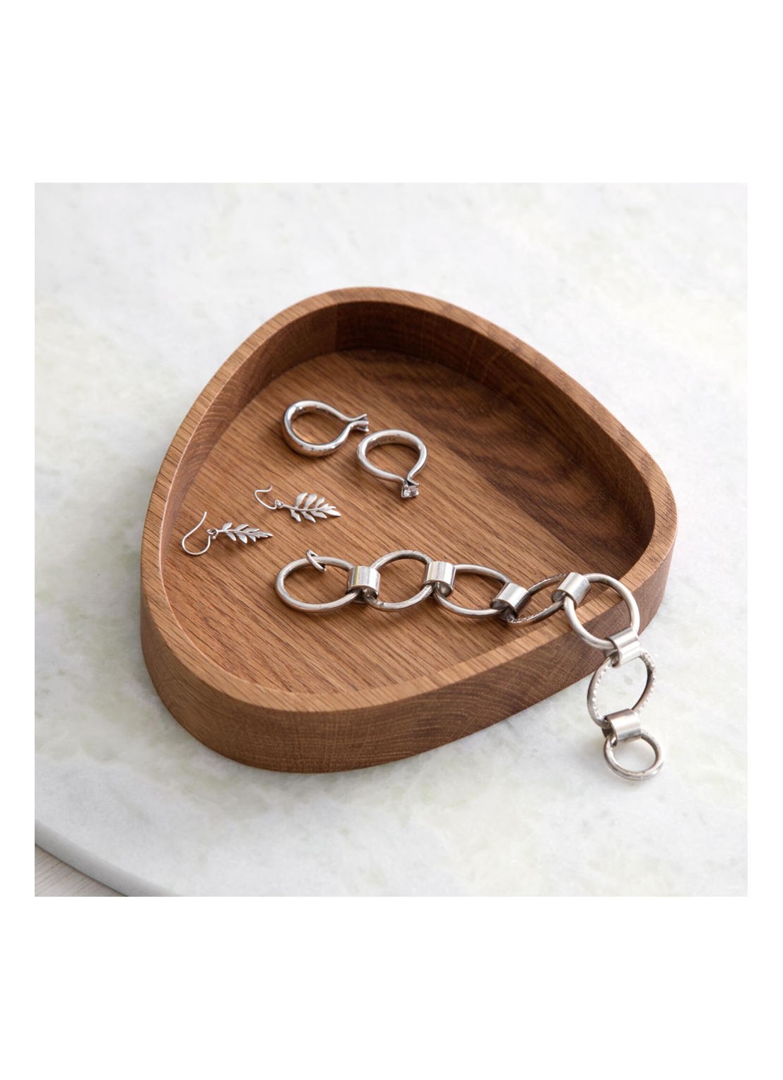 LIND DNA Wood Box schaal 14 cm - voorkant 2 bruin