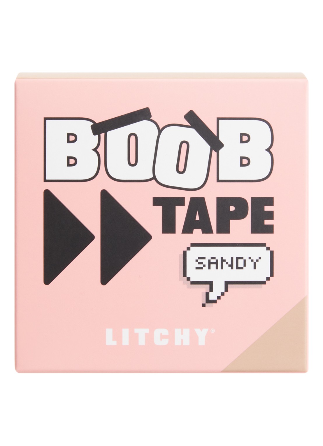 Litchy Boob tape 5 meter - voorkant 2 beige