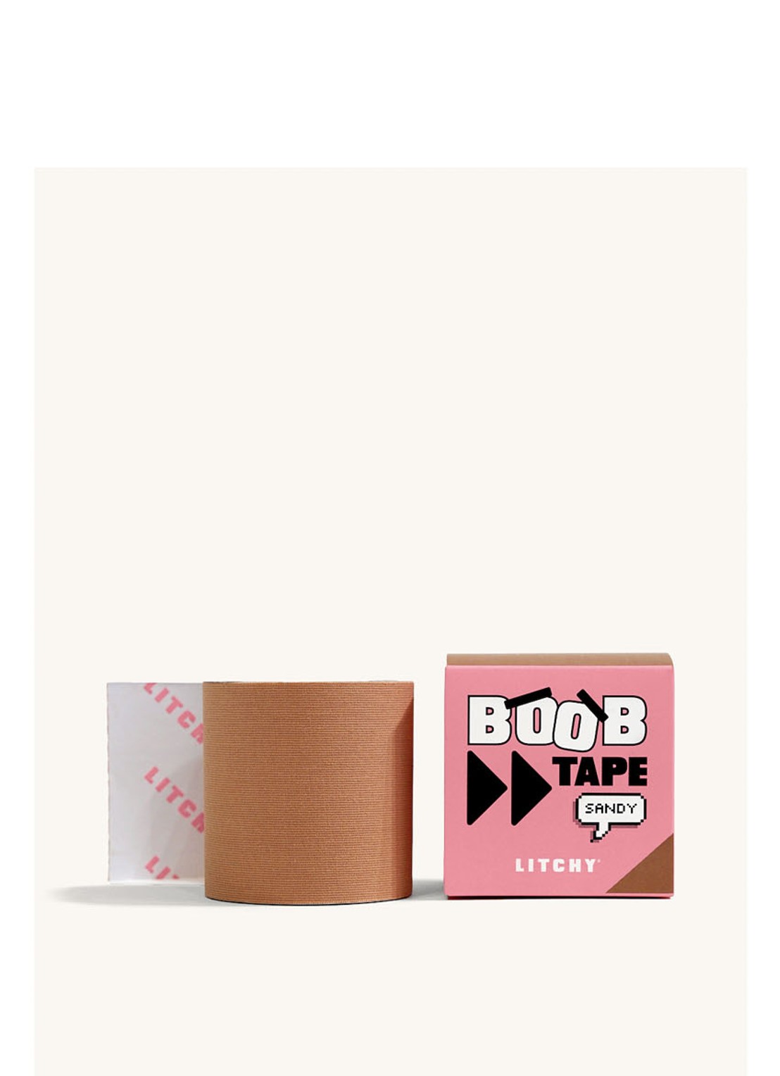 Litchy Boob Tape - voorkant zand