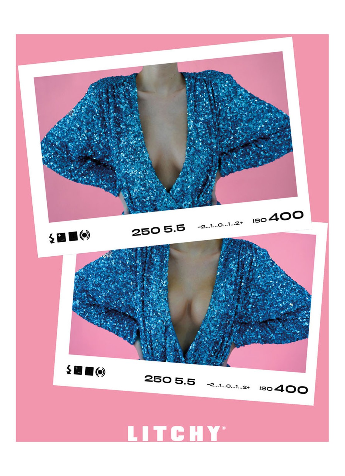 Litchy Boob Tape - detail 4 zand