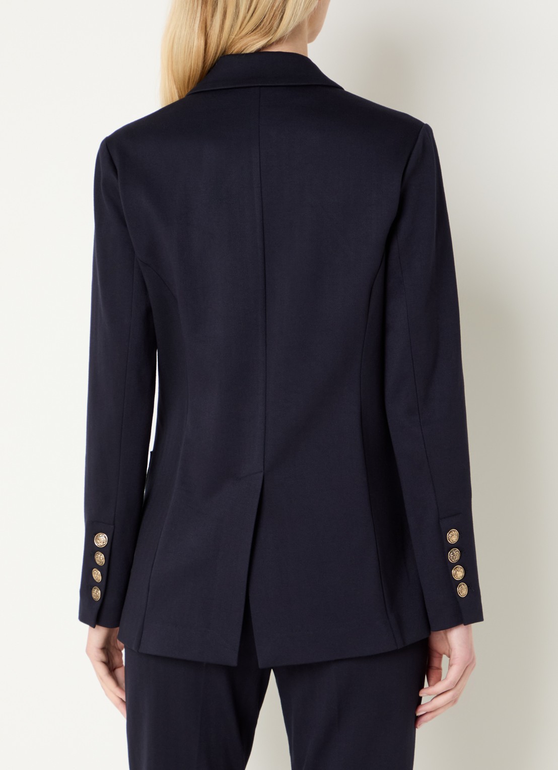 Liu Jo Blazer met opgestikte zakken - achterkant 3 donkerblauw